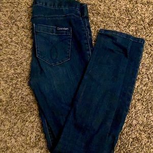 Calvin Klein dark blue skinny jeans